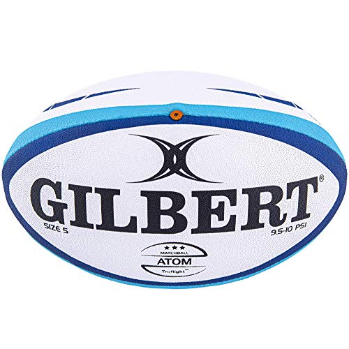 Gilbert Atom Rugby Ball [Each] • BLUE • SIZE 5 • Conforms to World Rugby specifications