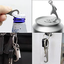 1pcs Bottle Opener Keychain,Titanium Keychain Beer Bottle Opener with Key Rings,Suitable for All Glass Bottle Caps (B)