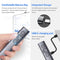 NORWII N95 Rechargeable Presentation Clicker for Powerpoint Clicker with Soft and Big Button, Wireless Presenter Rechargeable Presentation Pointer Slide Clicker for Computer 2.4GHz