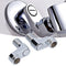 Tiiyee Outdoor Shower System, Exposed Shower Set, Shower Fittings System, Thermostatic Mixer Tap for Exposed Bath Faucets, Convertible to Wall and Surface Mounted