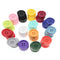 SHUNLI 15 Colors Sewing Resin Buttons 1 Inch(25mm) Multicolored Buttons for DIY Sewing Crafts,Pack of 90 with Box (Each Color 6 pcs)