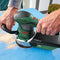 Bosch 370W Electric Random Orbital Sander Polisher, 125 mm, Speed Selection, Includes Sandpaper Sheet and Paper Assistant (PEX 400 AE). Made in Europe