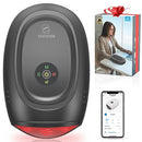 Comfier Hand Massager Machine,Electric Wireless Hand Massager with Heat & Compression, Vibration,APP Control Pressure Point Wrist Finger Massager for Arthritis & Carpal Tunnel,Pain Relief,Gifts(Black)