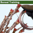 ZELARMAN Bonsai Training Wire Set of 4 - Total 128 Feet(32 Feet Each Size) 3 Size - 1.0MM,1.5MM,2.0MM - Corrosion and Rust Resistant (with Bonsai Wire Cutter)