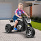 6V Kids Electric Ride On Motorcycle Electric Car 3 Wheels Play Toy Motorbike,Flashing Lights with Music,Black