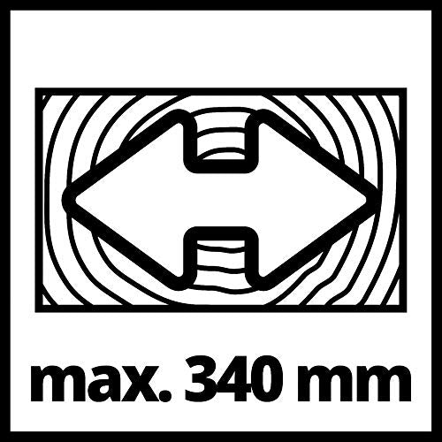 Einhell 4300395 Dual Drag, Crosscut and Miter Saw TC-SM 2534/1 (Maximum 2350 W, Integrated Drag Function, Saw Head Tilts to Left/Right, Laser, Include Carbide-Tipped Precision Saw Blade)
