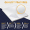Avarrix Australia A4 Sticker Paper, Paper-Based Matte White, 100 Sheets, Self Adhesive Premium Sticker Paper for Inkjet and Laser Printer, 100gsm Thickness Printable Label Sheets