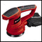 Einhell 4462165 Random Orbital Sander | TC-RS 38E Electric Sander, 380W, Eccentric Rotary Motion, 26000/Minute Oscillating Speed, Integrated Dust Extraction | Includes P80 Sanding Paper, Red
