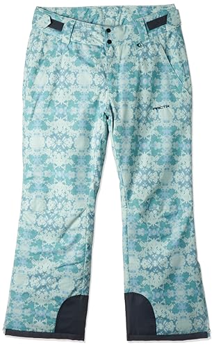 Arctix Women's Arctix Women's Insulated Snow Pants, Summit Print Island Blue, Medium