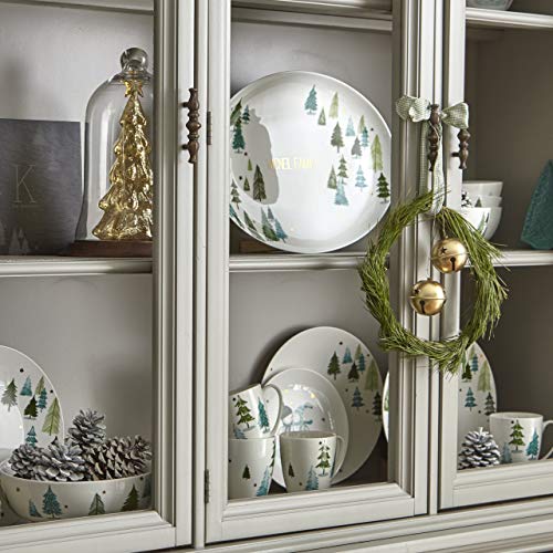Lenox 880068 Balsam Lane 4-Piece Dinner Plate Set(Green)