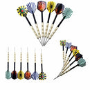 15 pcs(5 sets) of Steel Tip Darts Needle Slim Barrel with Nice Dart Flights