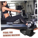 1 Pair Rowing Machine Foot Pedals Bicycle Accessories Exercise Equipment Bike Accessories Rowing Machines for Home Rowing Machine Pedals for Indoor Fitness Equipment Plastic