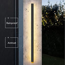 LED Wall Lamp Outdoor Modern Waterproof IP67 Porch Garden Long Wall Light & Indoor Bedroom Bedside Decoration Lighting Lamp (UL Classified) (Dimmable(3000-6000k), 150cm)