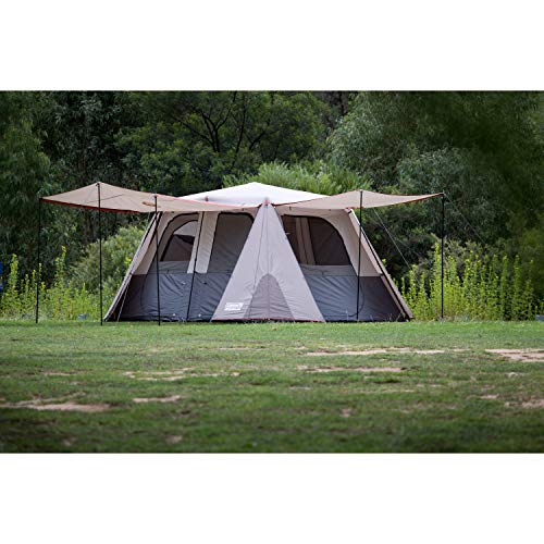 Coleman Camping Instant Up tent,8 Person Silver Series Easy Setup Tent, Side Entry.