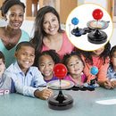 POPETPOP DIY Solar System Model Globe Earth Sun Moon Planetarium Learning Model Astronomy Science Teaching Educational Toy for Kids Toddler