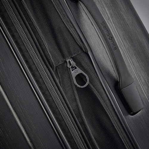 Samsonite Unisex-Adult Centric 2 Hardside Expandable Luggage with Spinners, Black, Carry-On 20-Inch, Centric 2 Hardside Expandable Luggage with Spinners