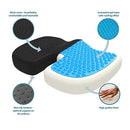 Gel Seat Cushion, Lower Back Support Office Chair Cushions for Sciatica Pain Relief, Orthopedic Seat Cushion for Office Chair, Car Seat, Sciatica, Chair Cushion Back Pain