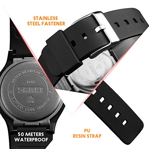SKMEI - Watch - SKM-1419-Black Black-F