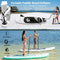 SereneLife Inflatable Stand Up Paddle Board - 10’ Ft. Standup Sup Paddle Board W/ Manual Air Pump, Safety Leash, Paddleboard Repair Kit, Storage / Carry Bag - Sup Paddle Board Inflatable - SLSUPB06