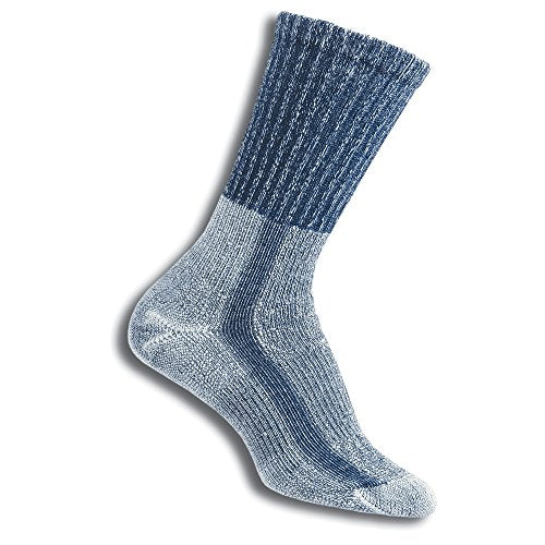 Thorlos Women s Crew hiking socks, Slate Blue, Small US