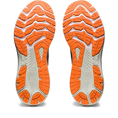 ASICS Men's GT-2000 11 Running Shoes, Black/Sun Peach, 10.5 X-Wide