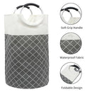 82L Large Laundry Hampers with Handles,Tall Clothes Baskets Folding Washing Bin Foldable Fabric Hamper Bags for Bedroom, Closet,Bathroom