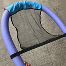 CLISPEED 4Pcs Pool Noodle Floating Mesh Chair Net Foldable Swimming Net Lounge Chair Seat Pool Noodle Sling Net for Kids Adults