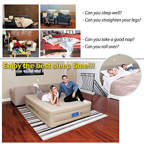 Bestway Fortech Alwayzaire Air Bed Queen Inflatable Mattress Sleeping Mats Indoor Home Camping