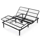 Zinus Queen Bed Frame Adjustable Smart Base Bed Base | Steel Slat Support Furniture