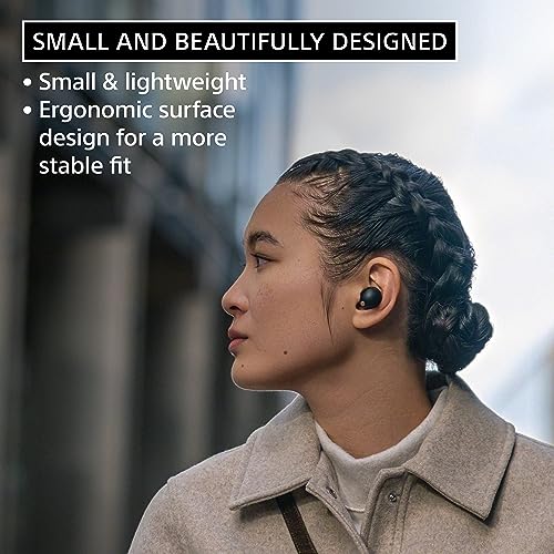 Sony WF-1000XM5 Noise Cancelling Wireless Earphones - Up to 24 hours battery life – Truly Wireless style - Optimised for Alexa and Google Assistant - with built-in mic for phone calls – Black