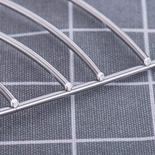 Stainless Steel Shelves Food Cooling Rack Strainer Kitchen Wok Fry Pan Pot for Fry Pan Drainer Rack for Tempura Fried Chicken(Large)