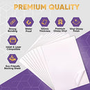 Avarrix Australia Printable Vinyl Sticker Paper for Inkjet Laser Printer, Glossy White, 100 Sheets, Waterproof Label Stickers, Printable Vinyl Sheets, Tear Resistant, Quick Dry Vibrant Colours, A4