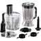 Russell Hobbs RHFP5BLK, Desire Food Processor, Includes Attachments, Dishwasher Safe, 2 Speed Settings and Pulse, Matte Black
