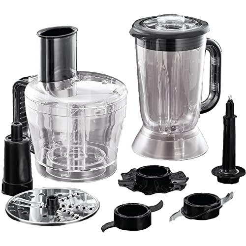 Russell Hobbs RHFP5BLK, Desire Food Processor, Includes Attachments, Dishwasher Safe, 2 Speed Settings and Pulse, Matte Black