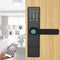 Fingerprint Smart Lock, WiFi Electronic Door Lock, Touchscreen Smart Door Lock with Password | IC Card | Tuya Smart Door Lock with Mechanical Key
