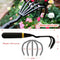 Garden Rake - Kemaier Stainless Steel Hand Cultivator for Heavy-Duty Soil Loosening, Planting, and Weed Removal