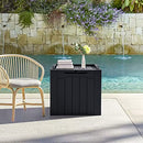JUMMICO 31 Gallon Resin Deck Box Waterproof Indoor Outdoor Storage Boxes for Patio Furniture Cushions, Toys and Garden Tools