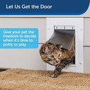 PetSafe Never Rust Wall Entry Pet Door - Telescoping Frame - Insulates Better Than Metal Doors, Energy Efficient Cat & Dog Door - Interior & Exterior Walls, Weatherproof, Easy to Install & Clean - M