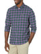 Lacoste Men's Regular Fit Check Print Shirt, Jardin/Neva-viennois, X-Large