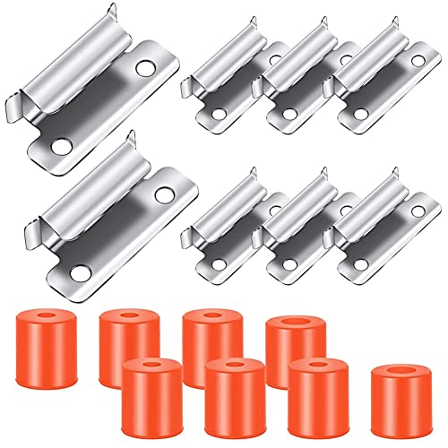 Laiaouay 16 Pieces 3D Printer Bed Clips Clamp Hot Bed Glass Platform Fix Clamps and Silicone Leveling Solid Bed Mounts Set