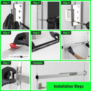 Doorricade Door Security Bar-by -Secure The Entire Width of Your Inward Opening Door with a Proper Security Door Barricade Lock