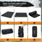 KingCamp Luxury 3D Double Self Inflating Camping Sleeping Pad Foam Air Mattress R Value: 9.5, Portable 3 Inch Large Thick Self Inflatable Mattress for 2 Two Person, Couple, Queen Size, Black