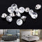 50Pcs Crystal Upholstery Buttons, Diameter 0.79Inch Rhinestone Crystal Round Buttons,with Metal Loop,for Sewing Sofa,Bed Headboard Upholstery Button,DIY Crafts Decoration