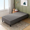 Single Bed Frame, Zinus Upholstery Bed Base Ensemble, Dark Grey