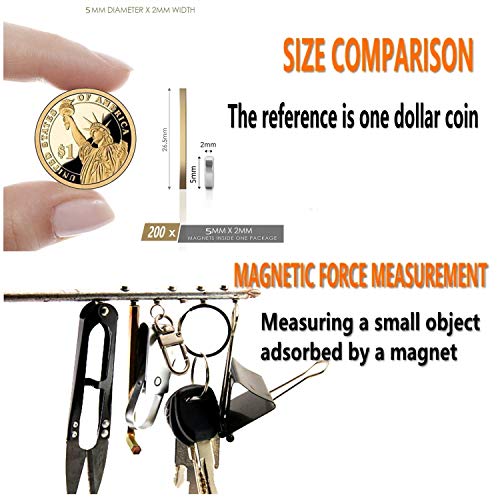 Deryun 60 Pack Small Magnets for Crafts Mini Magnets Tiny Magnets, Fridge Magnets, Multi-Use Refrigerator Magnets, Magnets for Whiteboard, Round Magnets