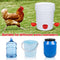 Automatic Chicken Waterer Cups DIY Chicken Waterer Poultry Water Feeder Kit for Chickens, Turkeys, Ducks and More (6 Pack)