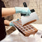 Peohud 2 Pack Coating Spatula for Chocolate, Stainless Steel Chocolate Scraper, Chocolate Thermostat Spatula for Smoothing Dough, Cake