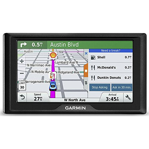 Garmin Drive 50 USA LM GPS Navigator System with Lifetime Maps, Spoken Turn-by-Turn Directions, Direct Access, Driver Alerts, and Foursquare Data