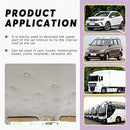 Swpeet 272Pcs Gray Car Roof Headliner Repair Rivets Repair Button with Twist Pins and Installation Tool Kit, Bed Skirt Pins Auto Roof Snap Pins Retainer Design for Car Roof Flannelette Fixed