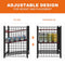 Zuyachuza Adjustable Can Rack Organizer for Pantry, Snack Organizer Shelf, Canned Food Storage Rack, Multifunctional Free standing Floor Pantry Organizer and Storage for Kitchen